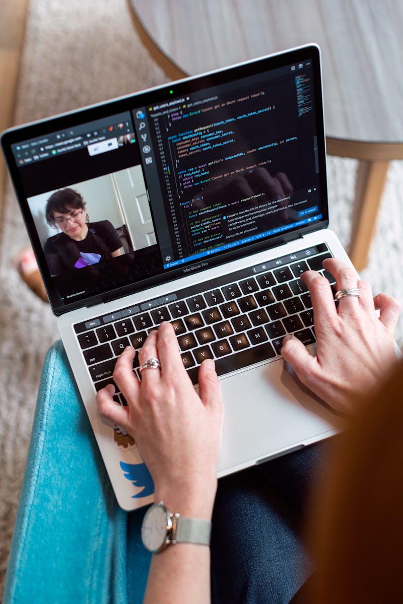 Esports team analyzing scrim data on laptops